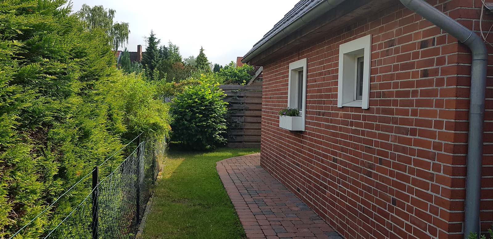 Außenansicht des Gästehauses Perschall in Bardowick
